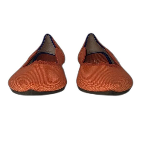 Rothy's The Point Persimmon Flats Shoes Retired Color Womens Size 8.5 - Picture 4 of 10